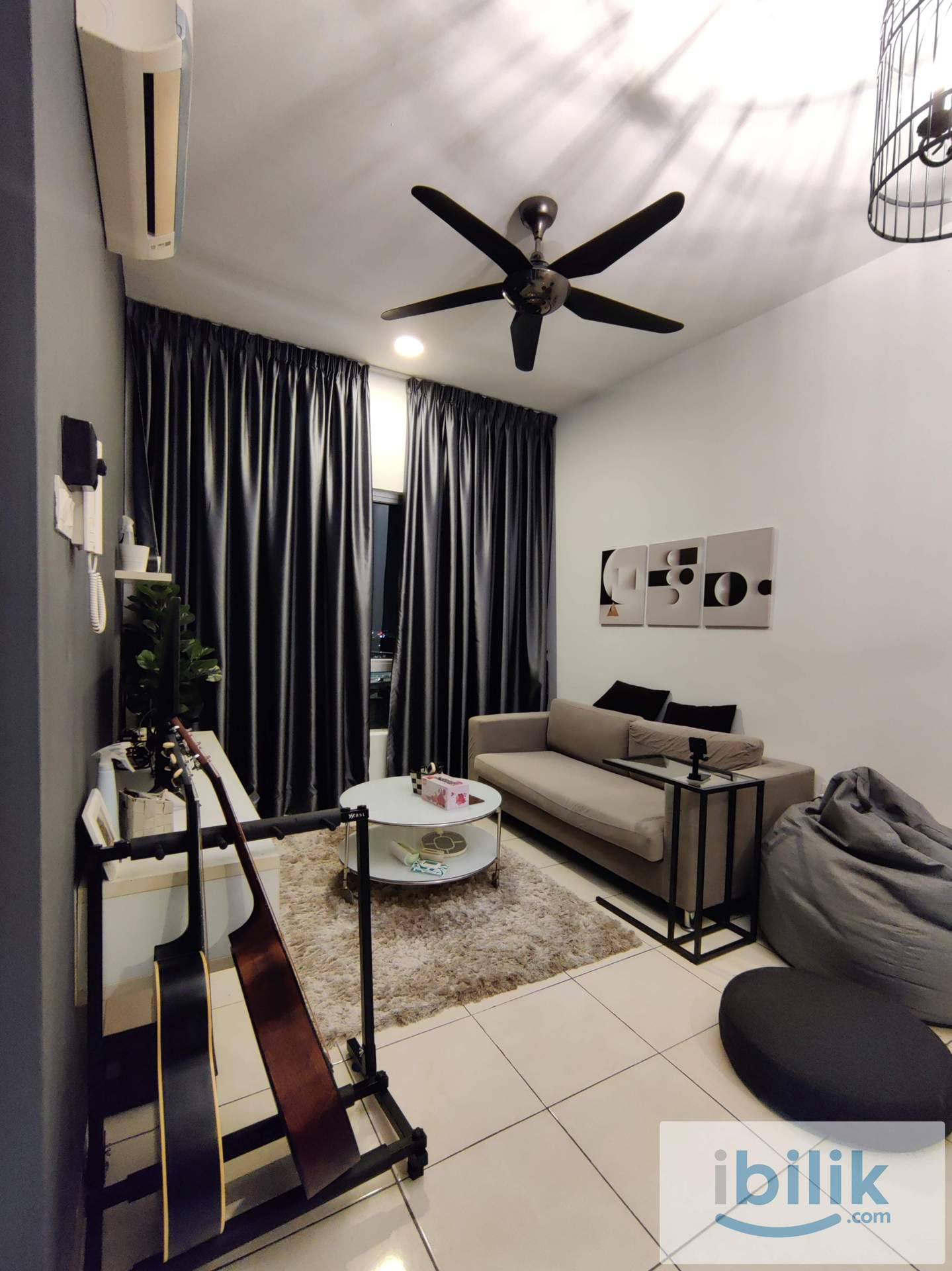 [Master Bedroom] Fully Furnished 2+1 Condo with Home Office | 2km to Hextar World, IKEA, The Curve - Image 2