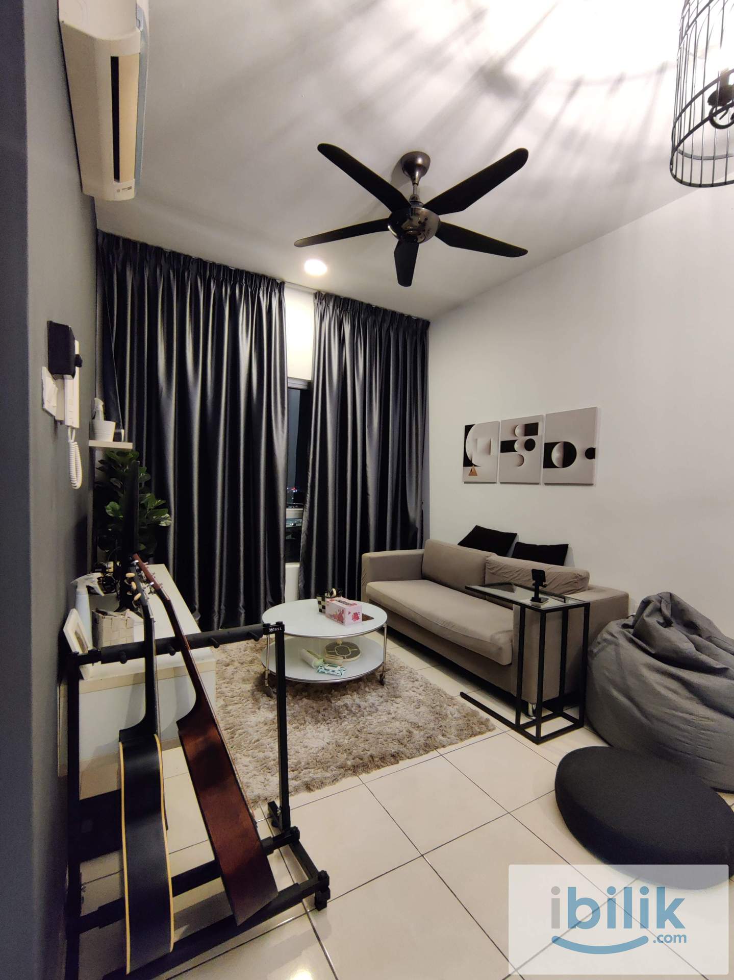 [Small Bedroom] Fully Furnished 2+1 Condo with Home Office | 2km to Hextar World, IKEA, The Curve - Image 2