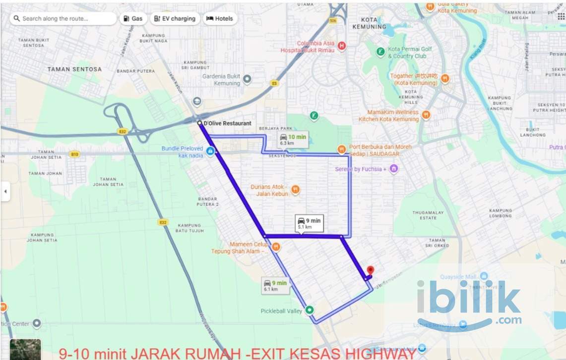 BILIK SEWA WANITA 10 MINIT KESAS HIGHWAY  - Image 3