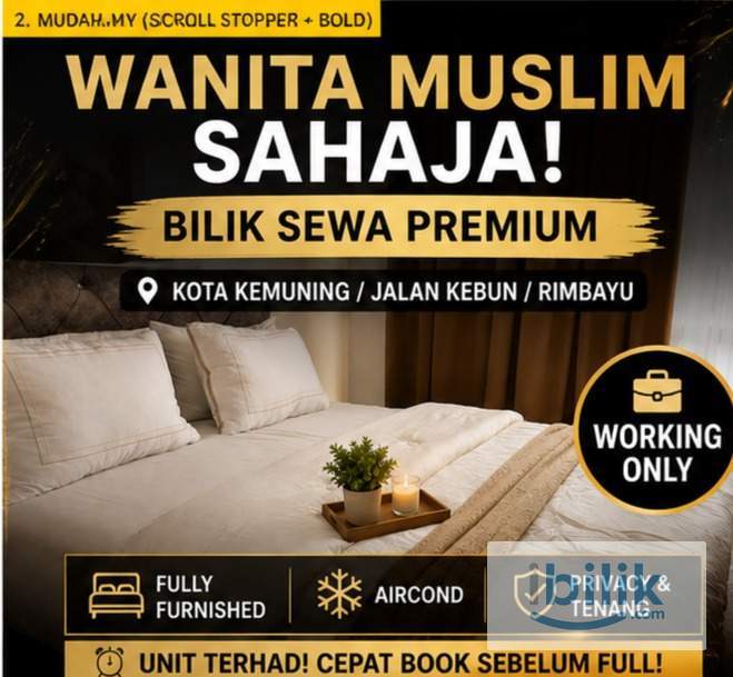 Kota Kemuning Jalan Kebun Bilik SEwa Muslimah - Image 1