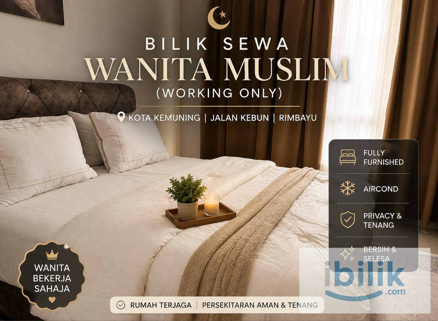 SINGLE ROOM KOTA KEMUNING/RIMBAYU - Image 5