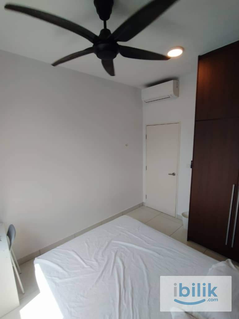 Walking to Sunway Velocity Aeon Maluri MRT LRT Fully Furnished Medium room @ Parc3 Service Residence  - Image 2