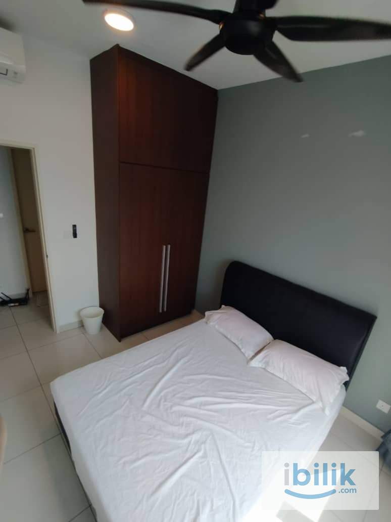 Walking to Sunway Velocity Aeon Maluri MRT LRT Fully Furnished Medium room @ Parc3 Service Residence  - Image 3