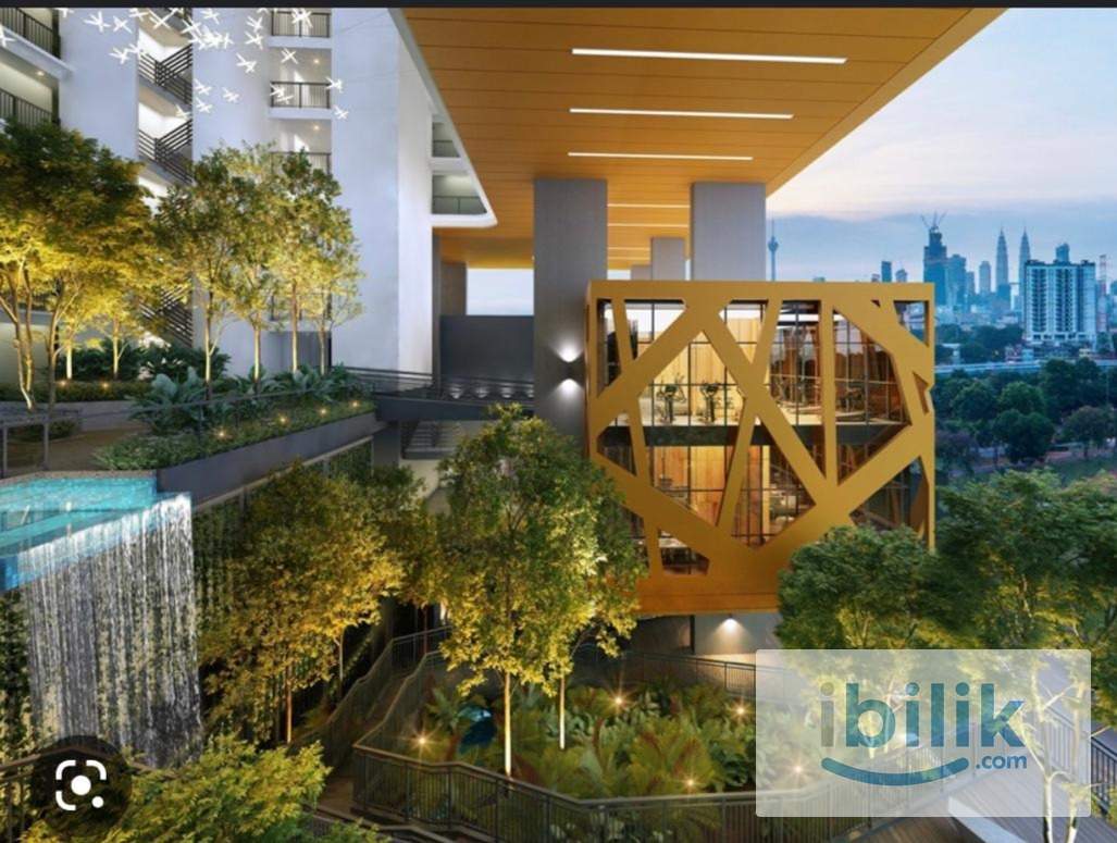 Walking to Sunway Velocity Aeon Maluri MRT LRT Fully Furnished Medium room @ Parc3 Service Residence  - Image 6