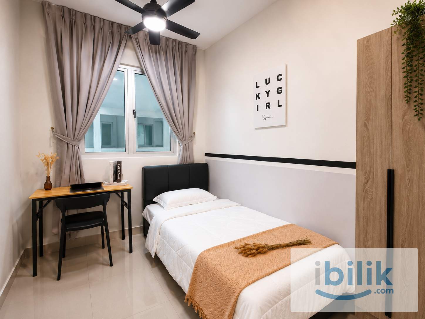 🛏️ Single Room M Astra Setapak | Queen Bed | Full Furnish | Bills Capped | FREE WiFi | RM600 - Image 1
