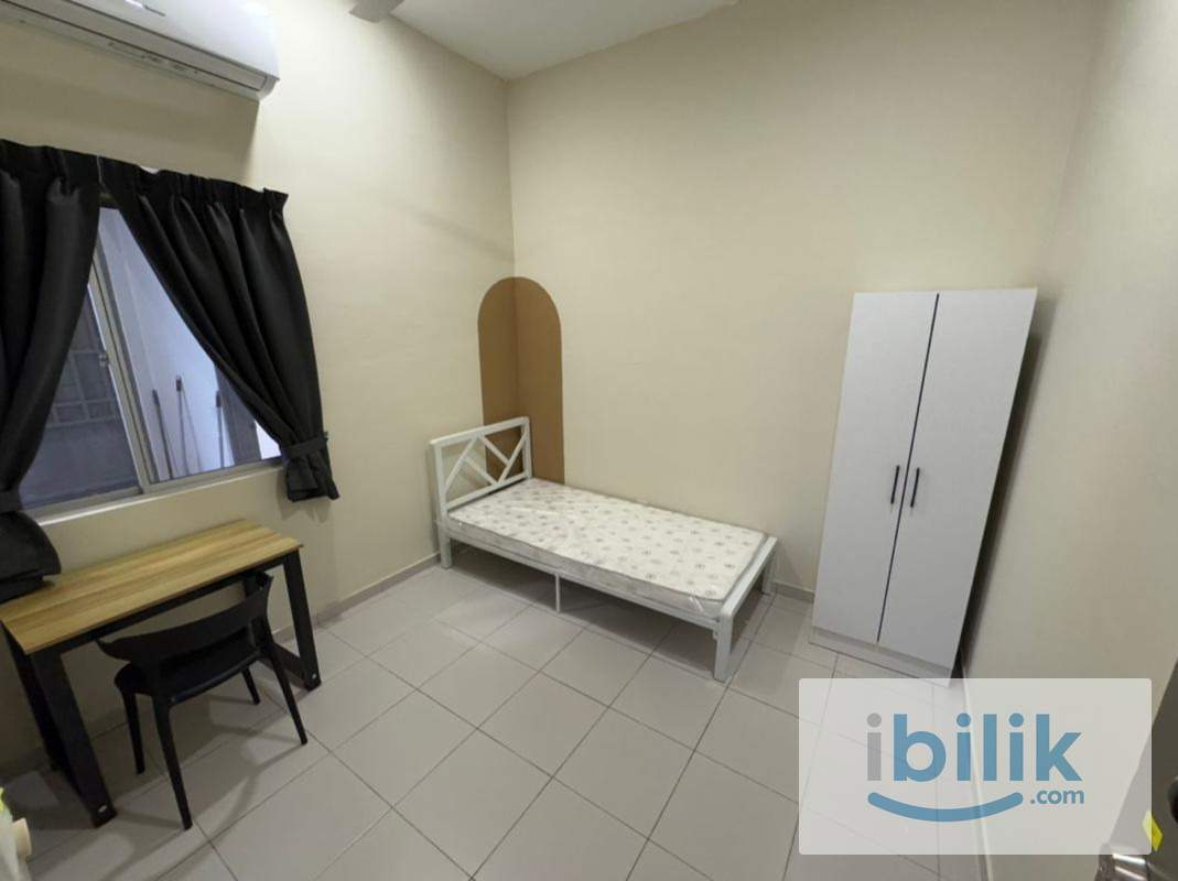 🔥Zero Deposit🤩Female Unit🏠Near Setia City Mall📍Lotus Setia Alam🛏Fully Furnish😍Ready to Move in🔥 - Image 1