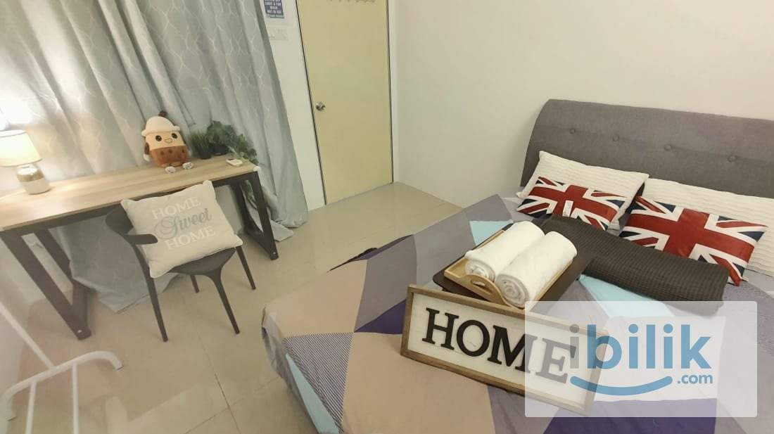 Chinese FEMALE❣️1 Month DEPOSIT✨Kuchai MRT Middle Room‼️💦FREE WIFI+Water+Electric+Cleaning📍near TRX / KLCC - Image 1