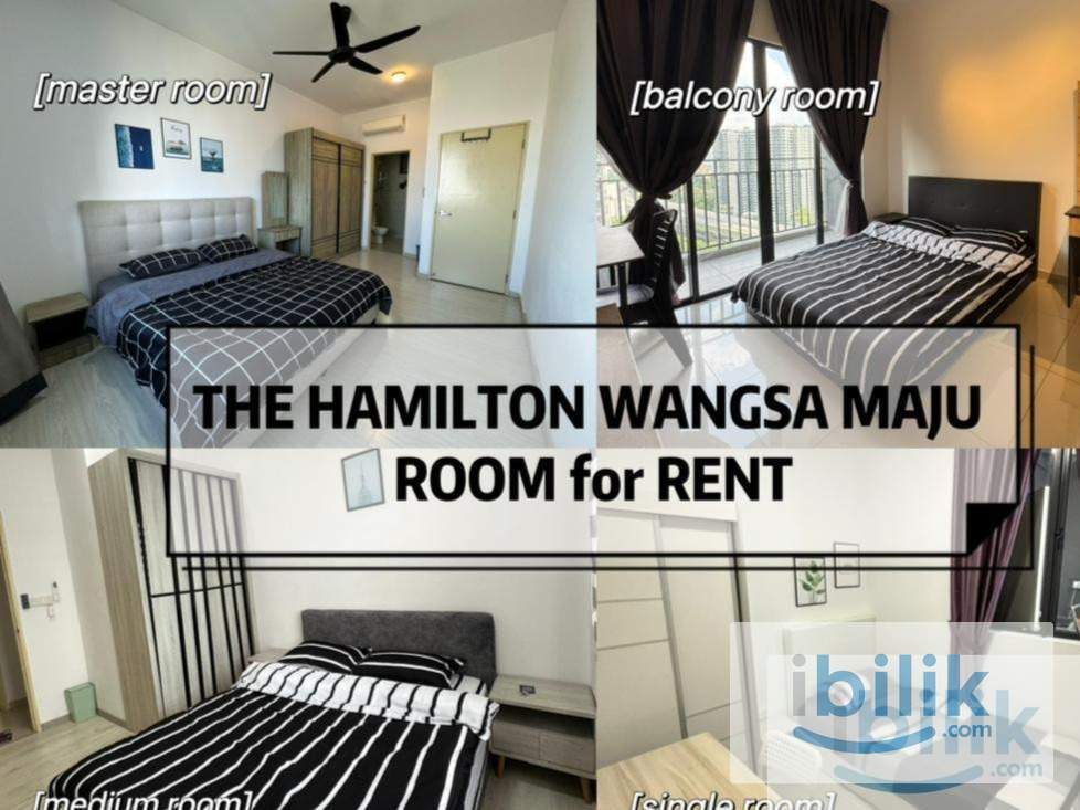 ‼️PROMOTION‼️Single Room @ The Hamilton Wangsa Maju 5 mins Walk To LRT Sri Rampai - Image 1