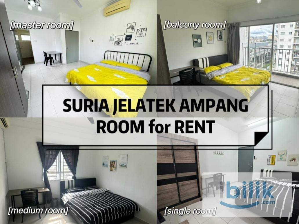 ‼️PROMOTION‼️Master Room @ Suria Jelatek Ampang Hilir 5 mins Walk To LRT Jelatek - Image 1