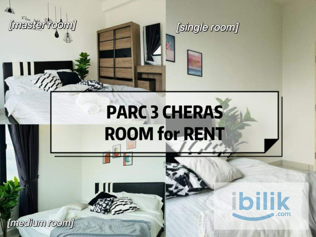 ‼️PROMOTION‼️Single Room @ Parc 3 Cheras Maluri Walk To LRT / MRT Maluri - Image 1