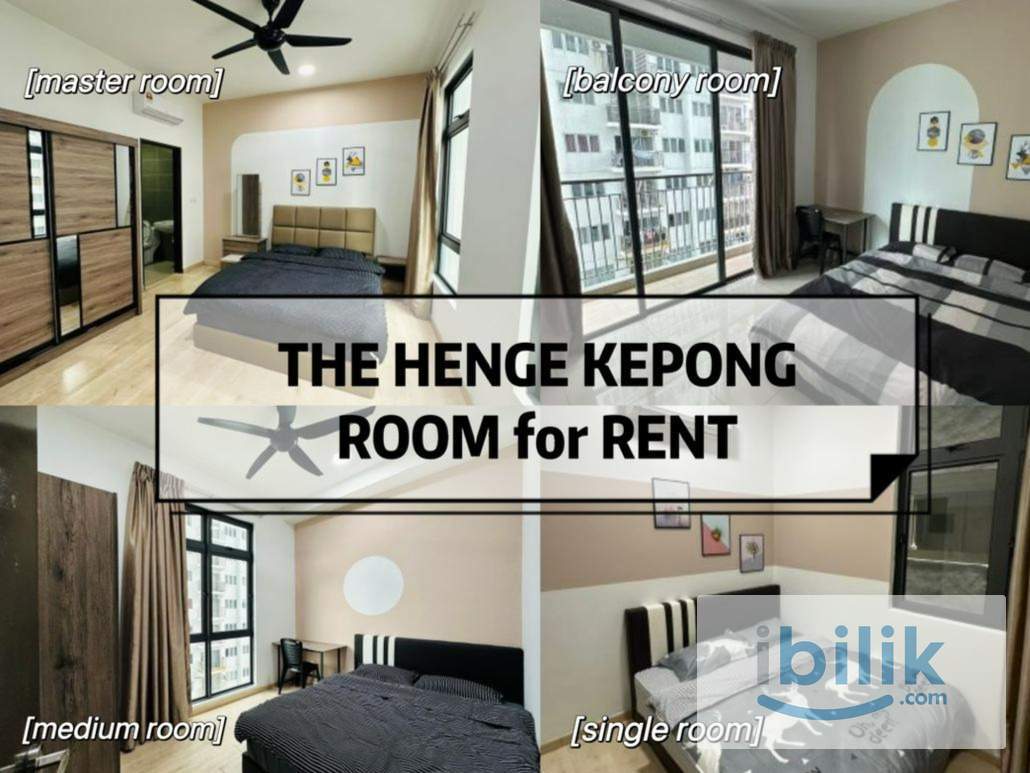 ‼️PROMOTION‼️Medium Room @ The Henge Kepong Metro Prima Short Walk to MRT - Image 1
