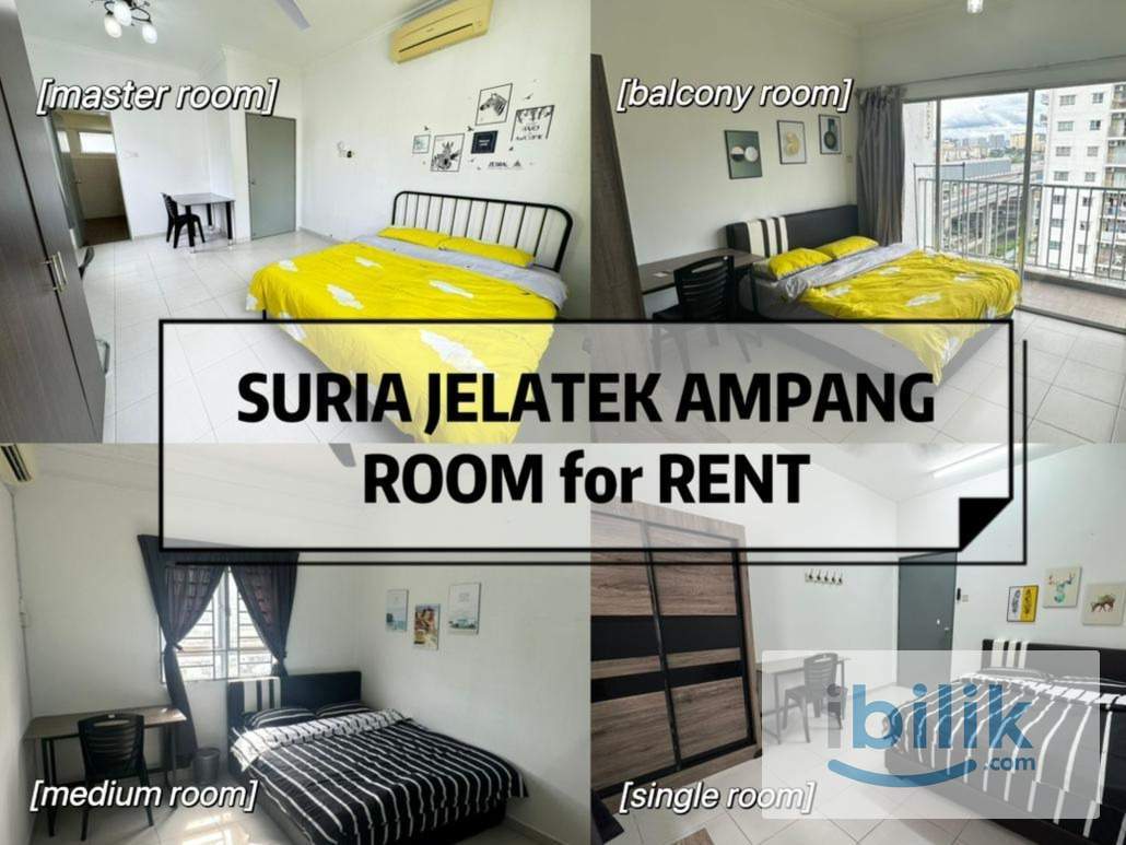 ‼️Female‼️Single Room @ Suria Jelatek Ampang Hilir 5 mins Walk To LRT Jelatek - Image 1