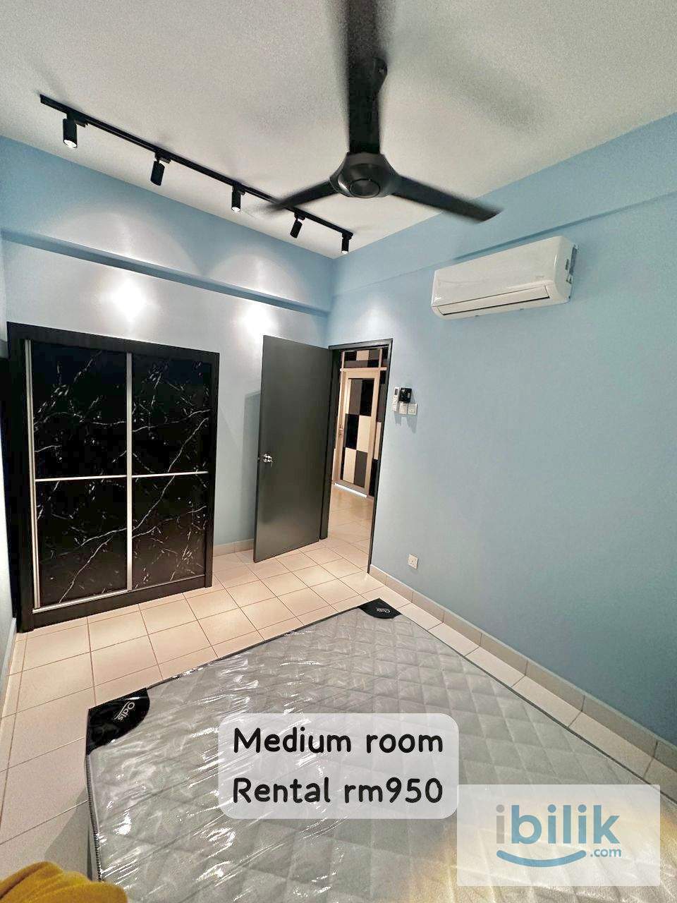 (Medium Room) SetiaWalk - Fully/F, WiFi, 5min LRT, Brand New Unit, Puchong - Image 2