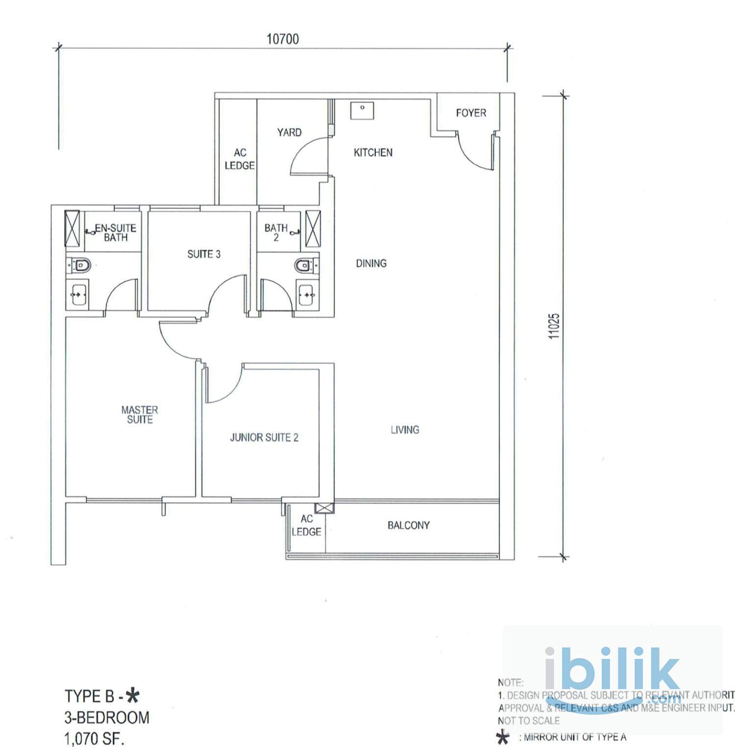 Fully Furnished 3-Bedroom @ Vertu Resort - Image 6