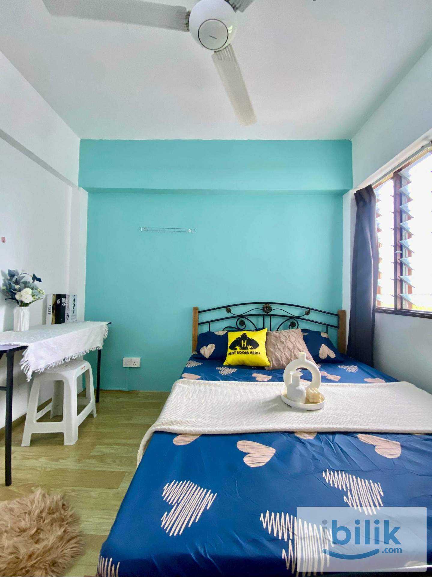 🏡 BILIK SEWA MEDIUM – BLOK RPS, TAMAN BUKIT PERMAI, KAJANG 🏡 [FEMALE ONLY | MAX 2 (SHARE PAYMENT AVAILABLE)] - Image 1