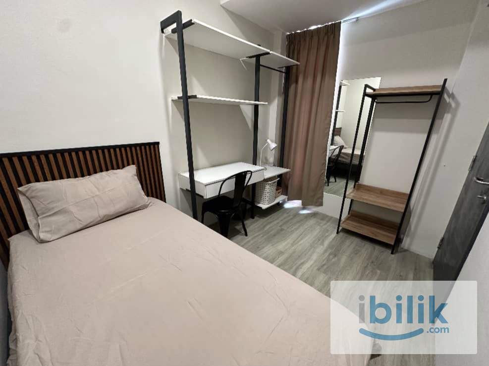 [ Zero Deposit🔥🔥 ] Subang Jaya Single Room | Fully Furnished | Near LRT | Wifi And Aircond Available - Image 1