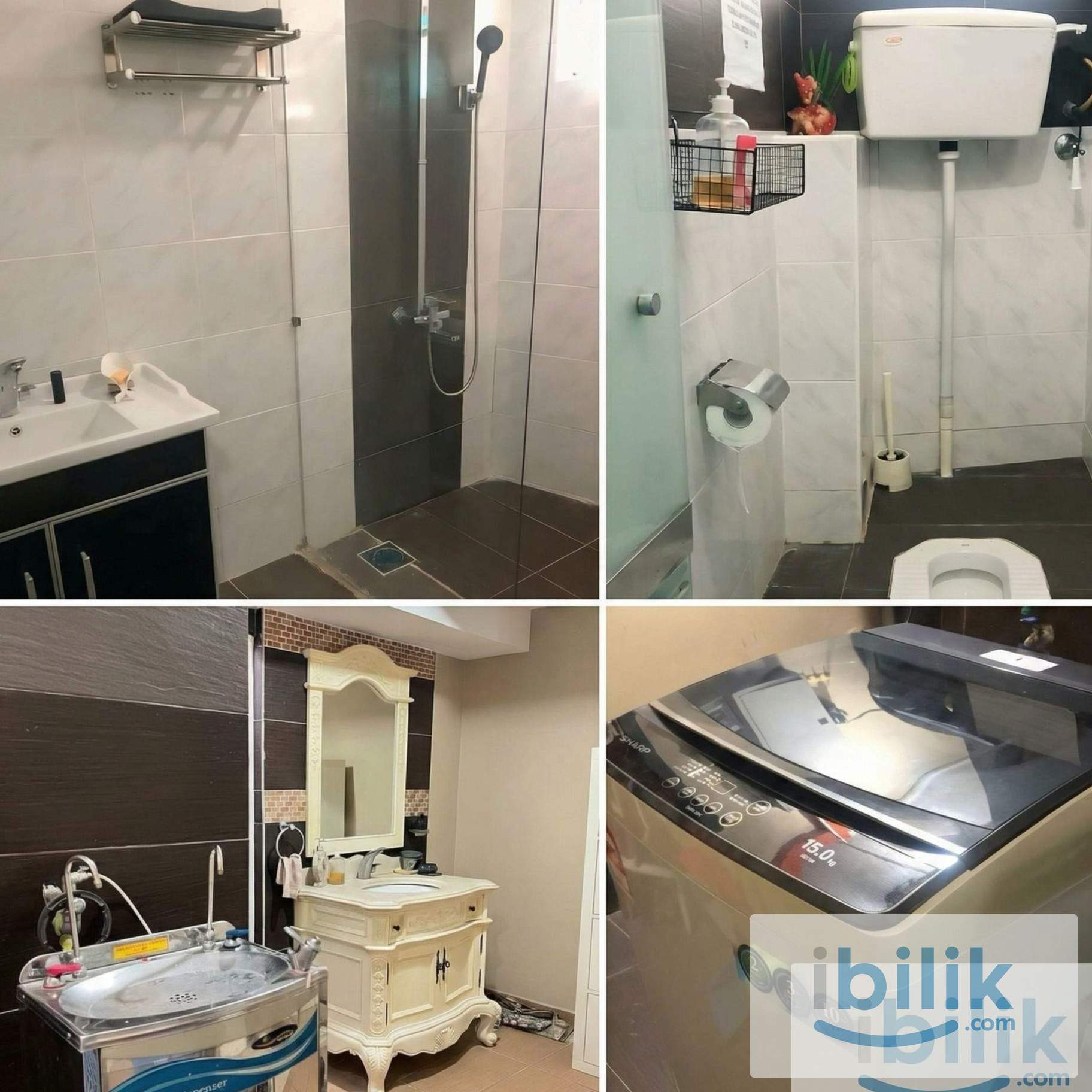 Queen Room City Centre Kuala Terengganu | Near KTCC & HSNZ| Shared Bathroom | Aircond | Washer Dryer - Image 3
