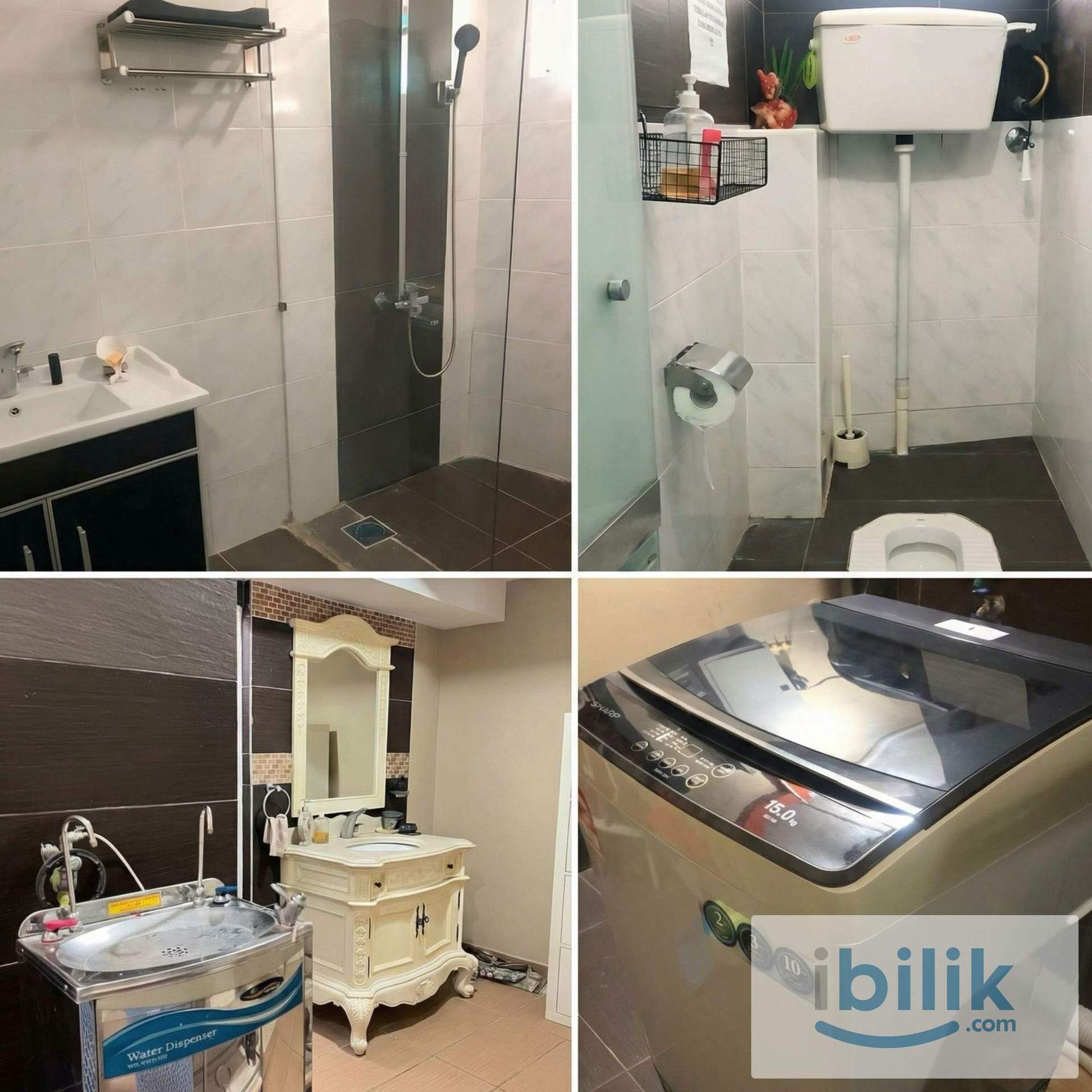 Quadruple Room City Centre Kuala Terengganu | Near KTCC & HSNZ | Shared Bathroom | Aircond | Washer Dryer - Image 2