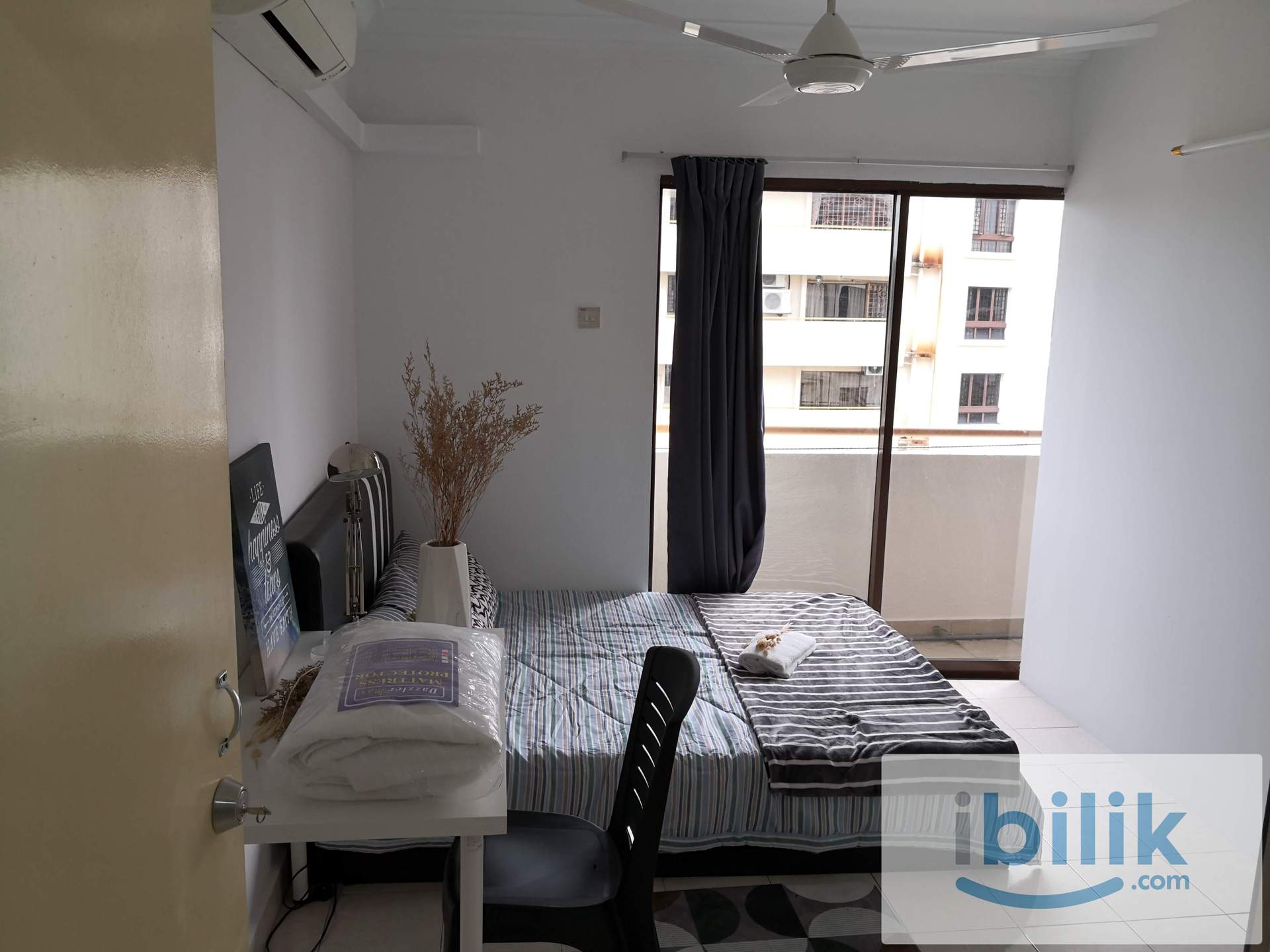 Promotion Price🌟Include Utilities✅Fully Furnished✅Balcony Middle Queenbedroom with AC located in Palm Spring - Image 3