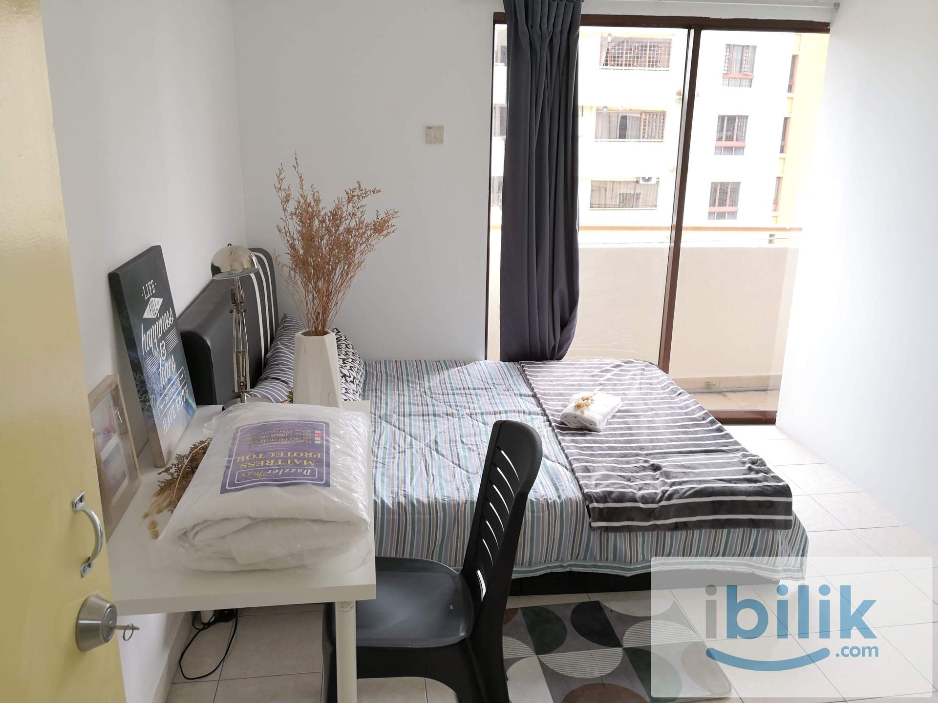 Promotion Price🌟Include Utilities✅Fully Furnished✅Balcony Middle Queenbedroom with AC located in Palm Spring - Image 2