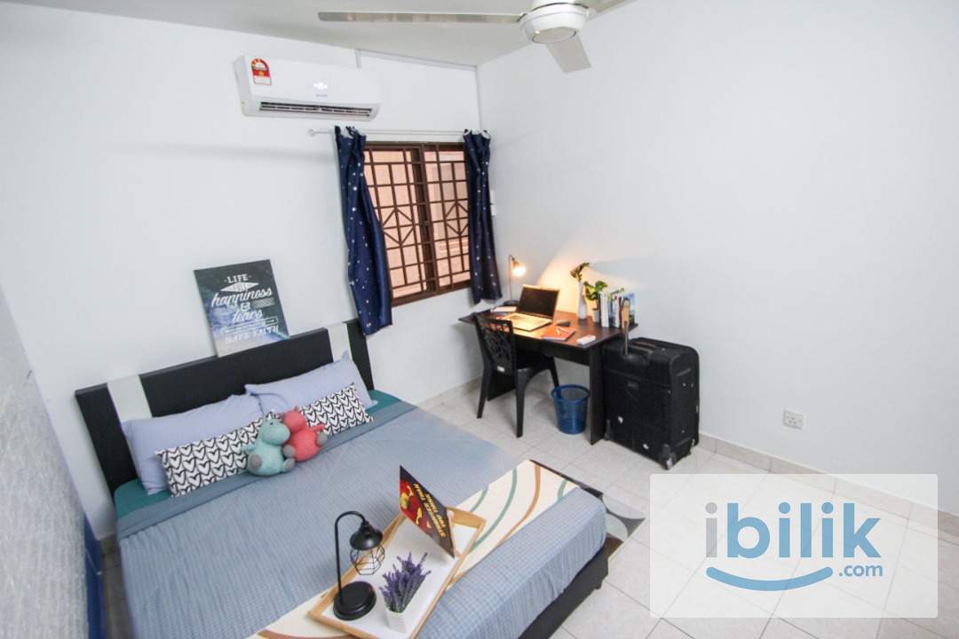 Include Utilities✅Fully Furnished✅Middle Queenbedrooom with windows and AC located in Palm Spring, Kota damansara - Image 5