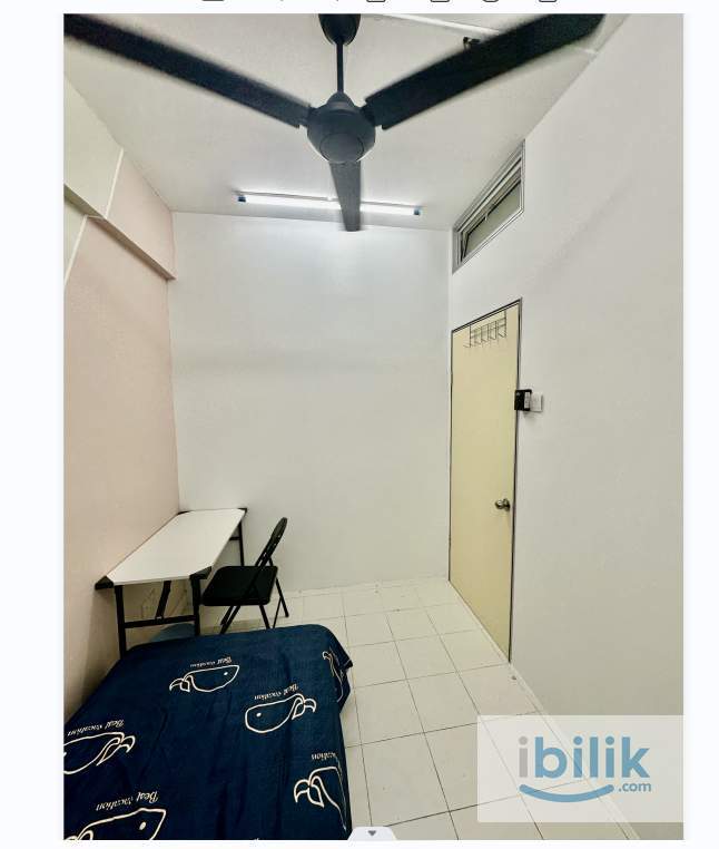 Beside MRT🚆Single bedroom with windows and fans only located in Fortune Avenue, Kepong - Image 3