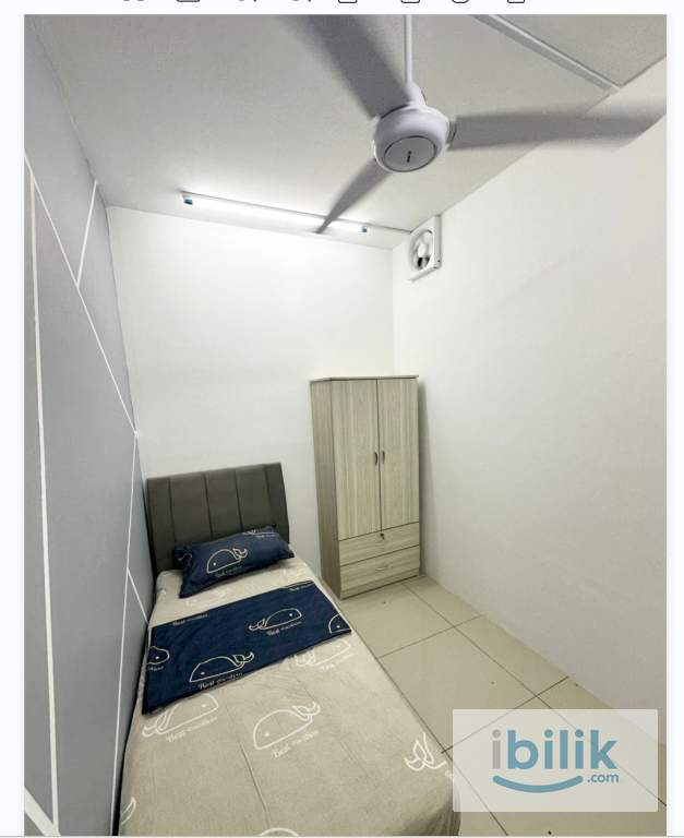 Walking distance to MRT🚆New UNIT⭐Single bedroom with windows and fans only located in Mizumi Kepong - Image 1