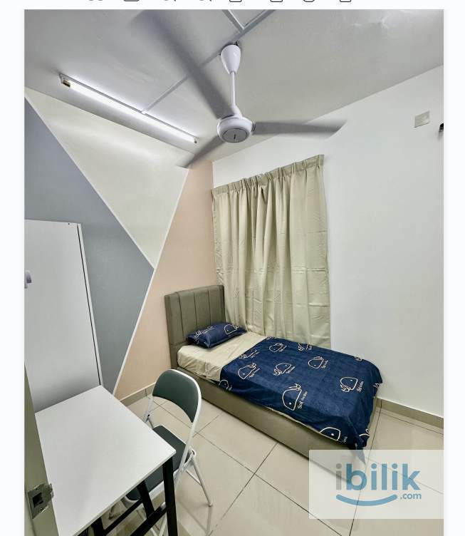 New Rennovated⭐Walking distance to MRT🚆Single bedroom with fans only located in Mizumi Kepong - Image 1