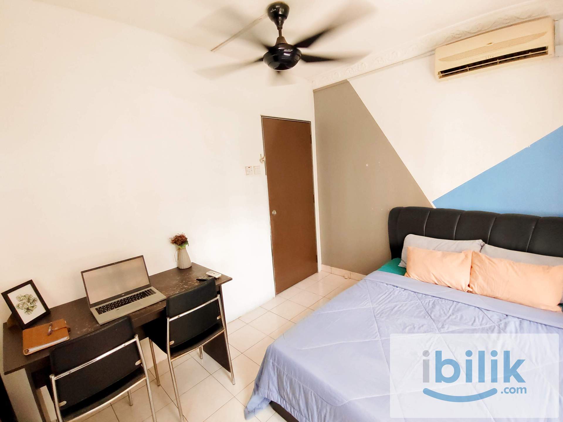 [🚶‍♀️ MRT Surian | 👧Female Unit] Middle Queen Bed Room@Palm Spring Kota Damansara Surian SEGi IOI Nexis Giza - Image 4