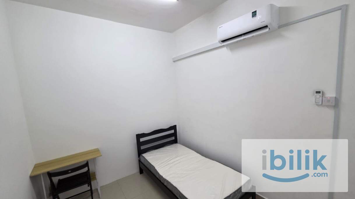 5-Min Walk to MRT Bandar Utama | Fully Furnished Small Room @ Pelangi Utama Block E (Bandar Utama) - Image 1
