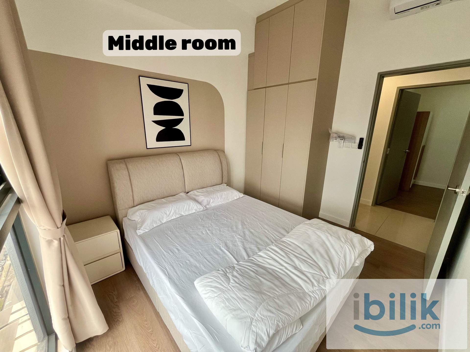 🚶🏻‍♀️🚆 1-min walk to LRT❗️ (near TRX, 118, KLCC, Bukit Bintang) 📣 Skyline KL (Female Room - Middle / Small) - Image 5