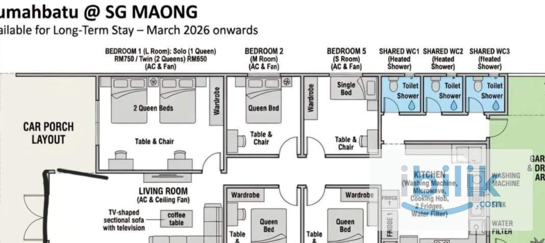 🏠 Your Home Away From Home Near SGH – Comfort & Convenience at Sungai Maong! - Image 1