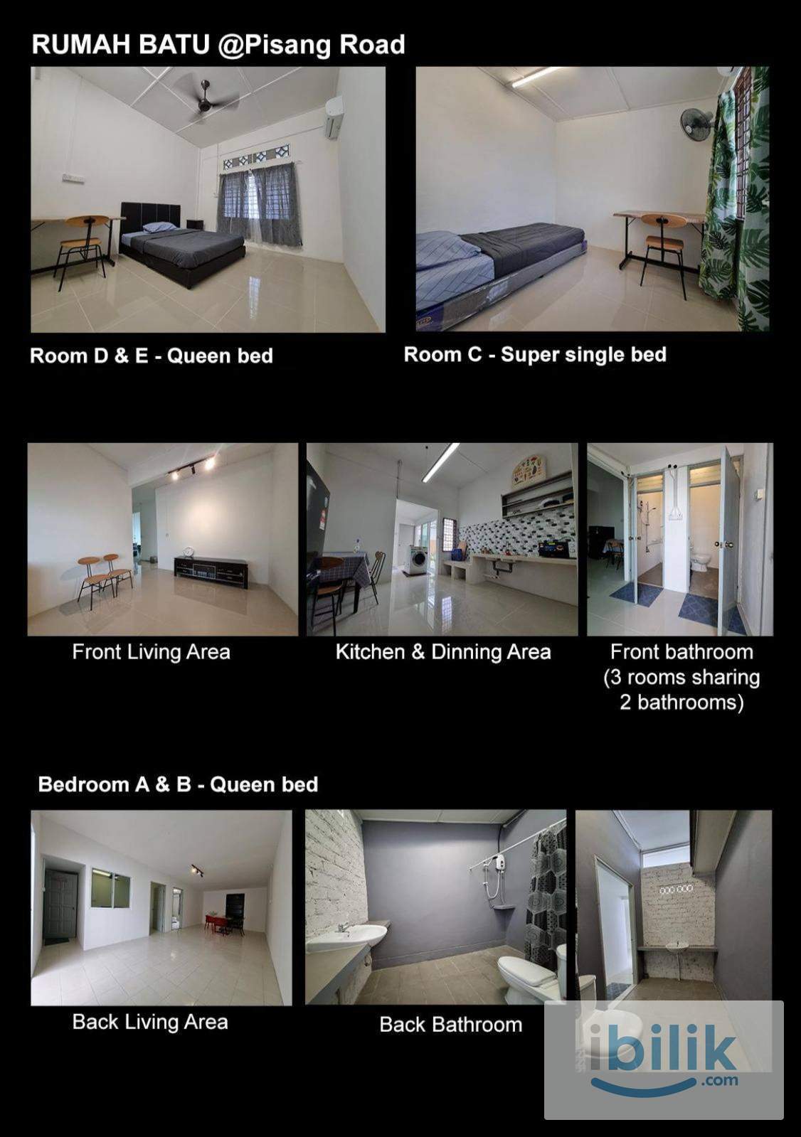 🏠 ROOMS FOR RENT @ JALAN PISANG, KUCHING 🏠 - Image 3