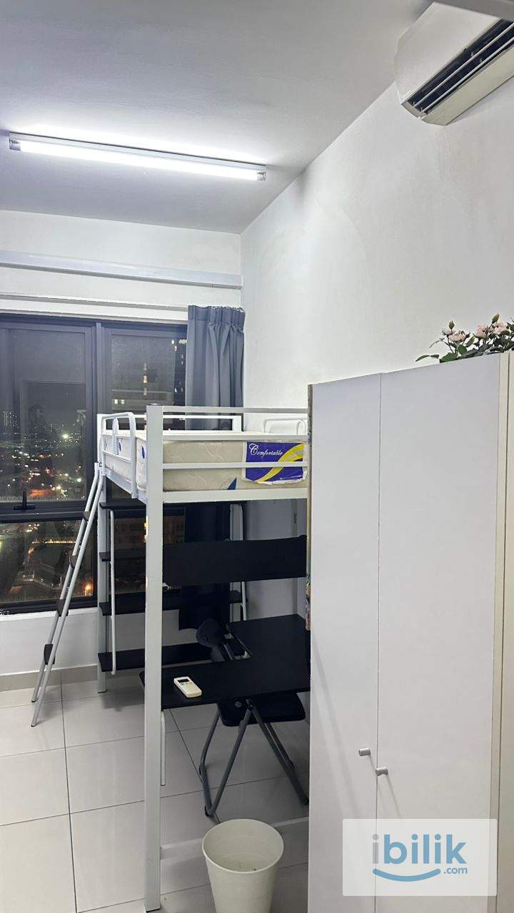 Female Unit👧🏻Direct Linked Brdige to MRT🚆Single bedroom with windows and AC located in D'sara sentral - Image 2