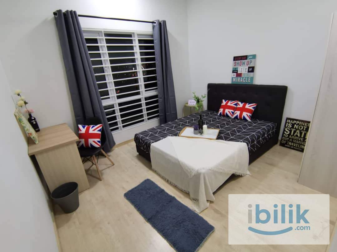 [Master Queen Bedroom ] Holmes 1, Bandar Tun Razak, HUKM, PPUKM, Taman midah[Fully + AC] - Image 7