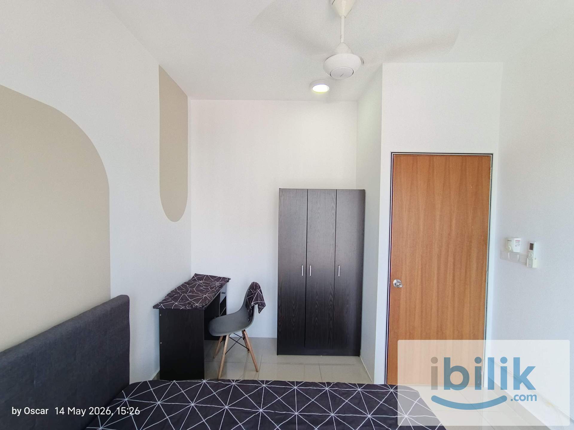 [Middle Bedroom] Hamstead , 7min to UCSI University, Near Hukm, TBS, Desa Tun Razak [Fully + AC] - Image 9