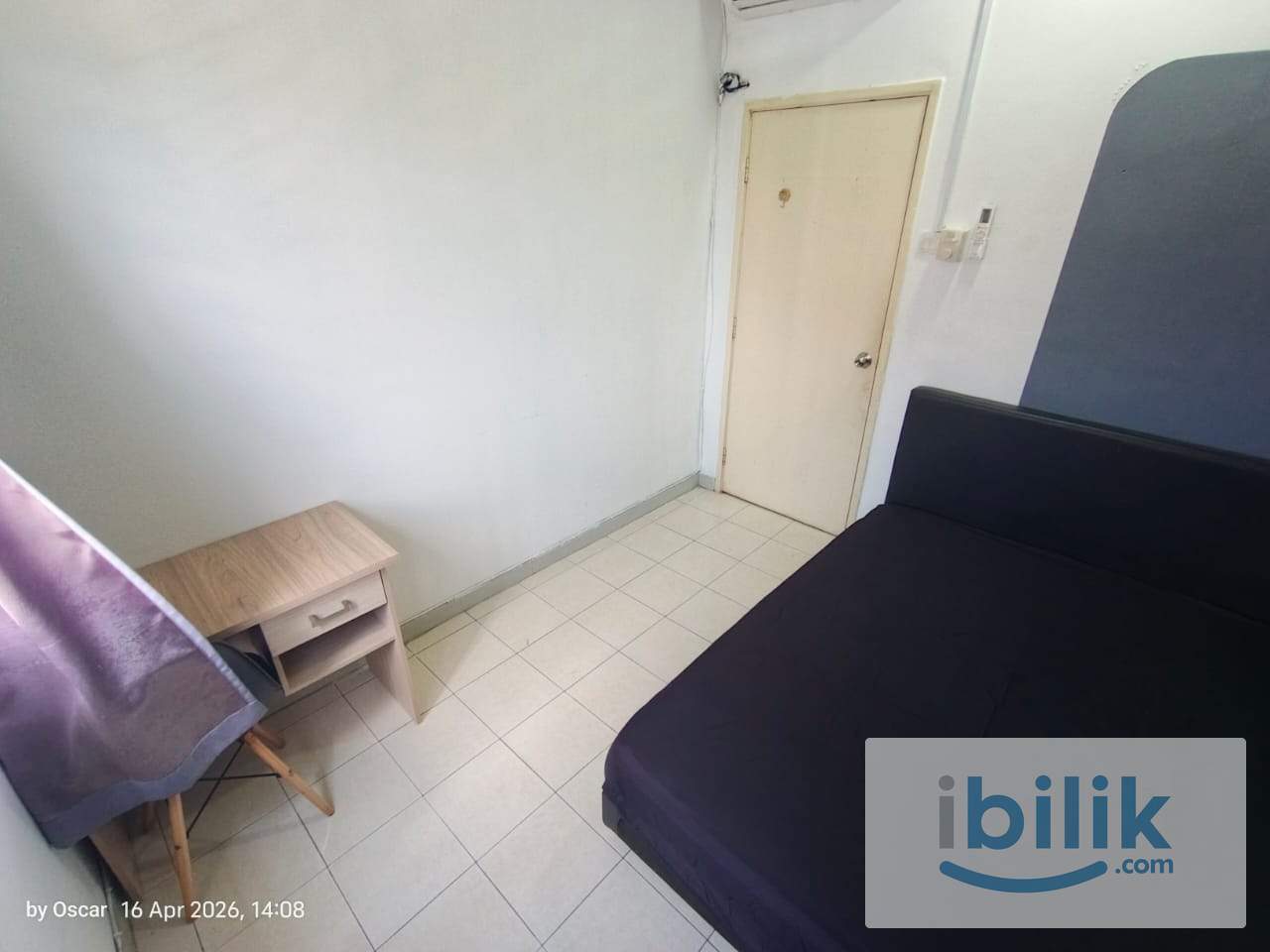 [Female Middle Room] Cengal condo, LRT Salak Selatan, Permaisuri [Fully + AC] - Image 5