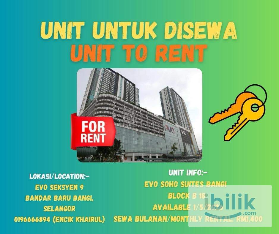 EVO SOHO SUITE BANGI SEKSYEN 9 BLOK B TINGKAT 18 - Image 4