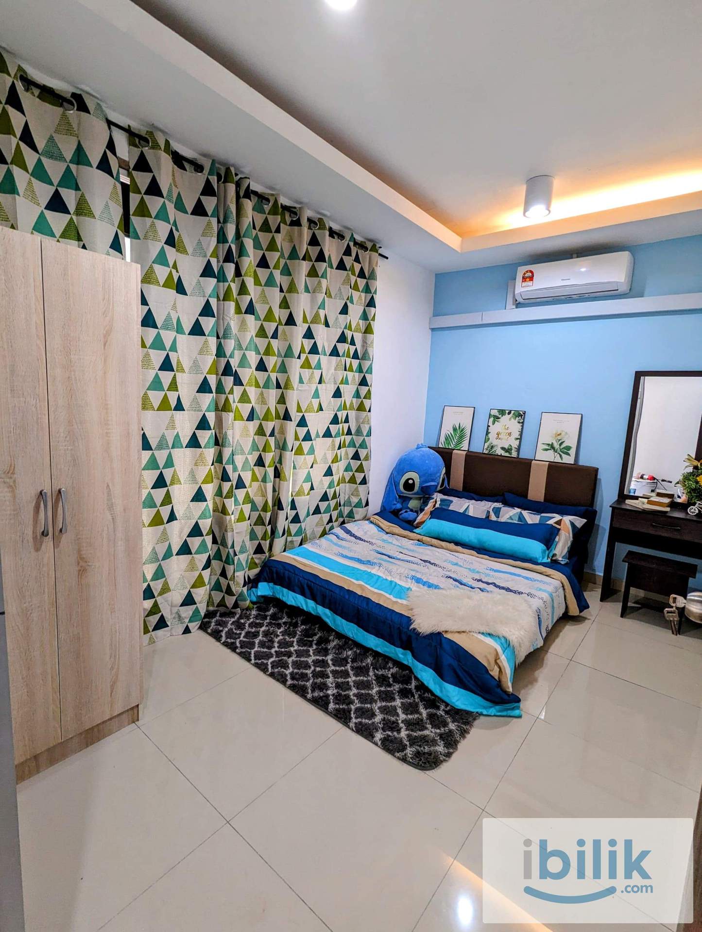Near HTJ Seremban🔅Fully Furnished Queen Air-cond Room For Rent 冷气房出租🔅𝕀ℕℂ𝕃𝕌𝕊𝕀𝕍𝔼 𝕌𝕥𝕚𝕝𝕚𝕥𝕚𝕖𝕤 𝔹𝕚𝕝𝕝𝕤 & 𝕎𝕀𝔽𝕀🔅 - Image 3