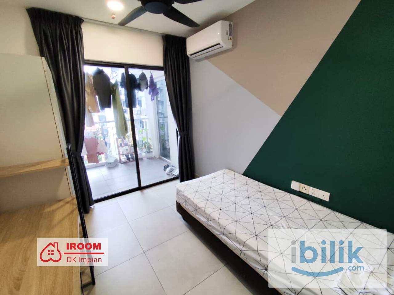 📍 DK Impian, Shah Alam | Balcony Room | Near HELP University - Image 4