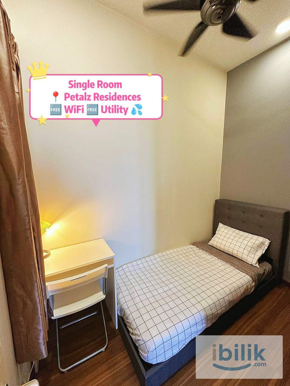 Walkable to Public Transport | Near KL Sentral | Single Room for Rent at Petalz Residence - Image 1