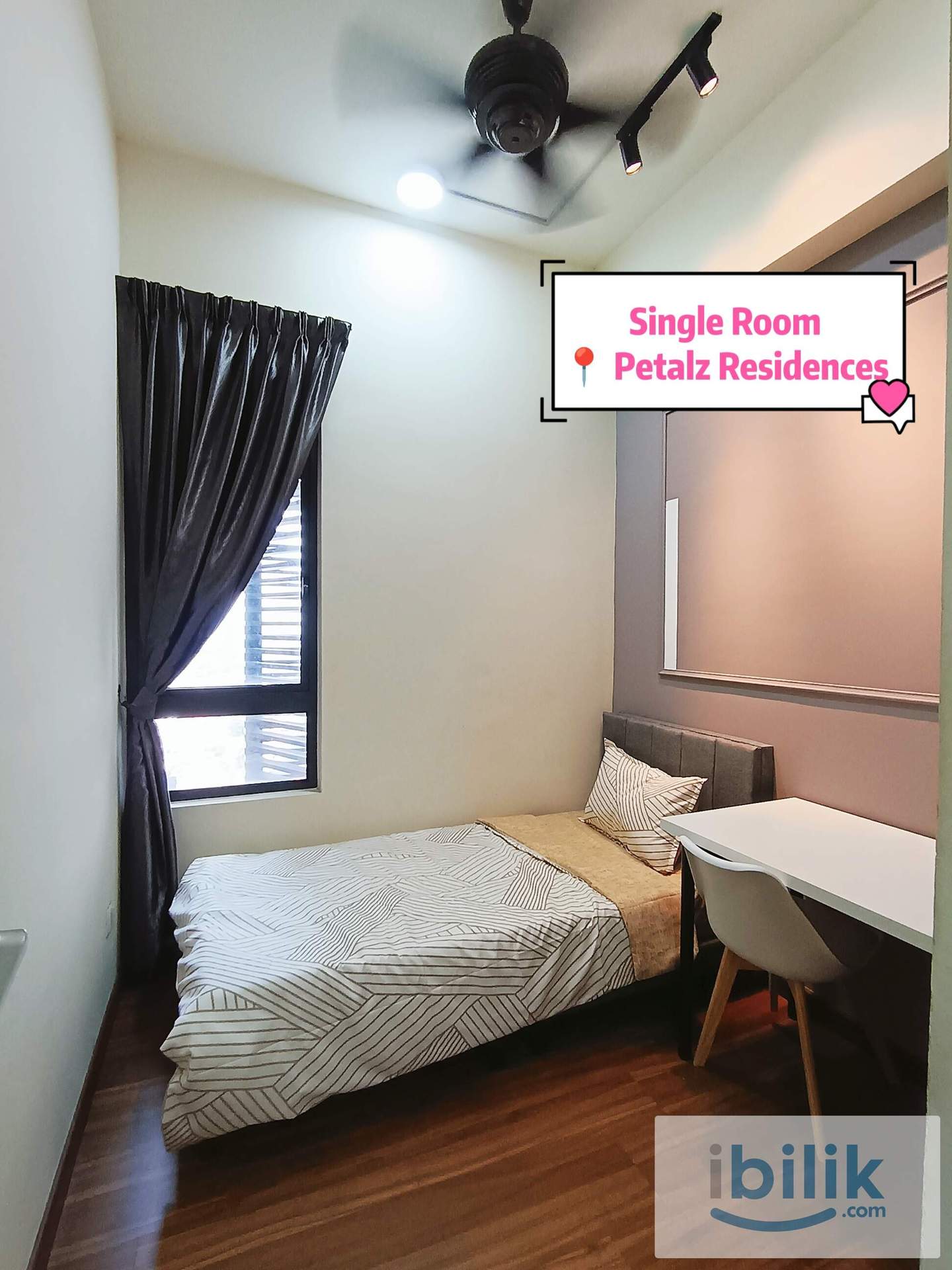 Come On 🫴 RM650 ONLY | Single Room with Window have Nice View | Move In Anytime📍Petalz Residence Old Klang Road  - Image 1
