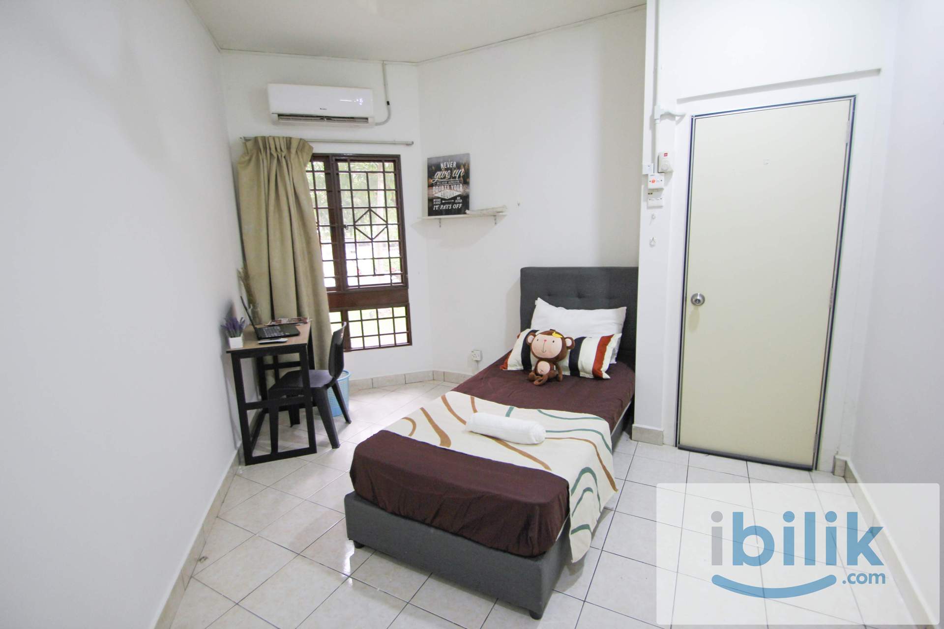 Single Bed Room with AC & Window  - Image 1