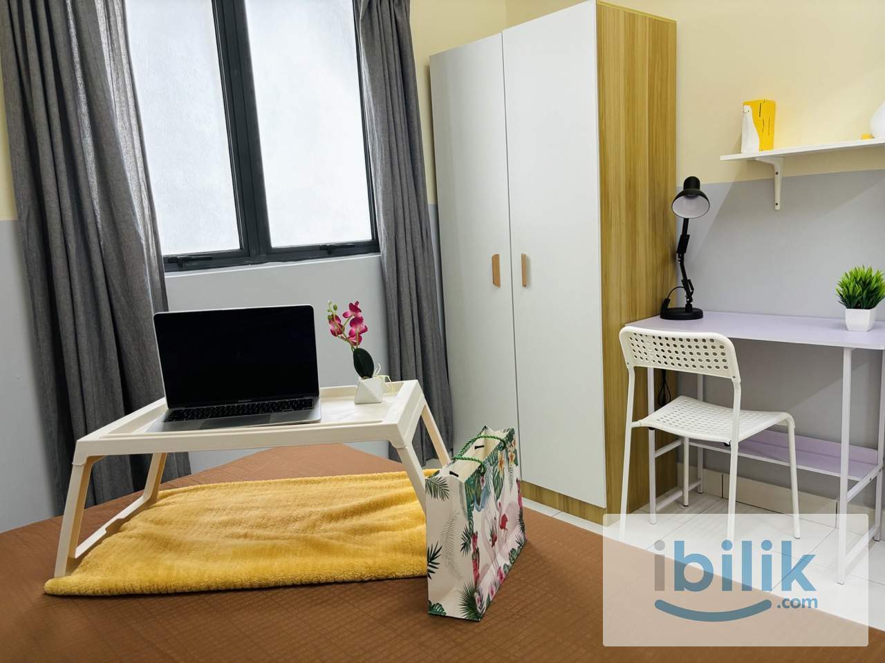 🤩PROMOTION!!!! 🤩 HIGH SPEED INTERNET Single Room 📍 Metia Residence, Seksyen 13 NEW Aircond Wardrobe Table  - Image 9