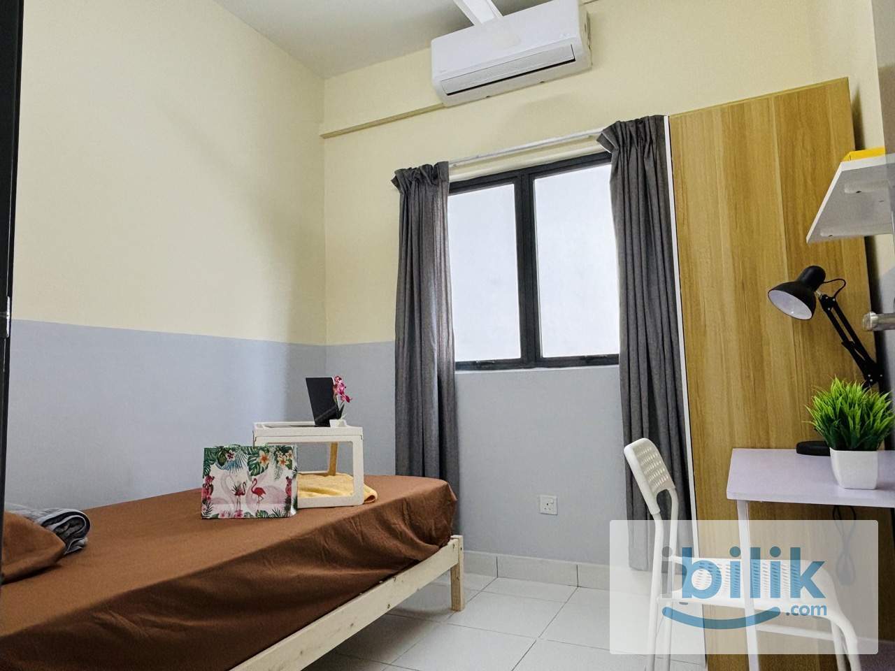 🎯HIGH SPEED INTERNET Single Room 📍 Metia Residence, Seksyen 13 NEW Aircond Wardrobe Table  - Image 1