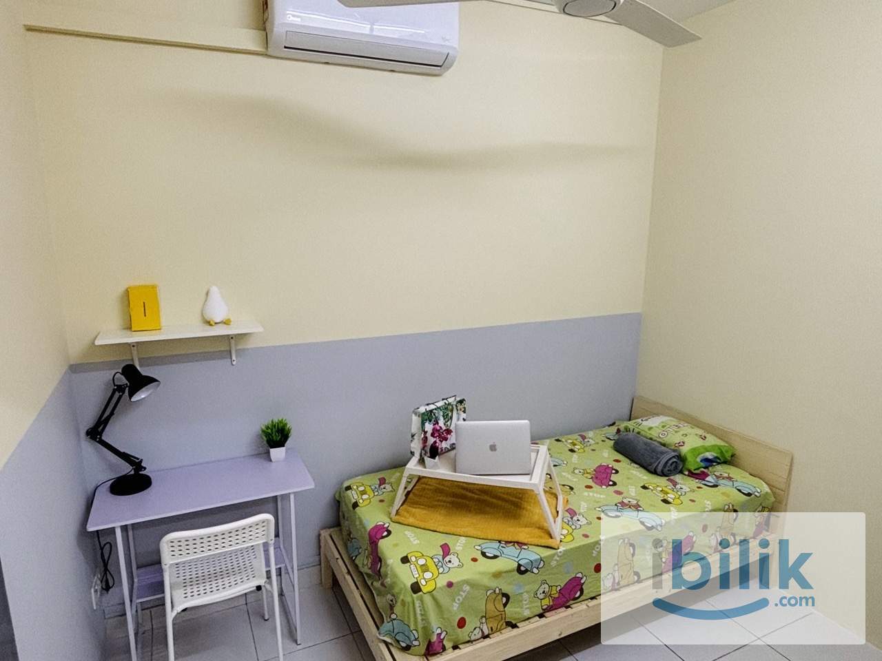 [MALE UNIT] 📍Metia Residence, Seksyen 13 Single Room🎯Fully Furnish NEW Aircond Wardrobe Table Chair Mattress - Image 1