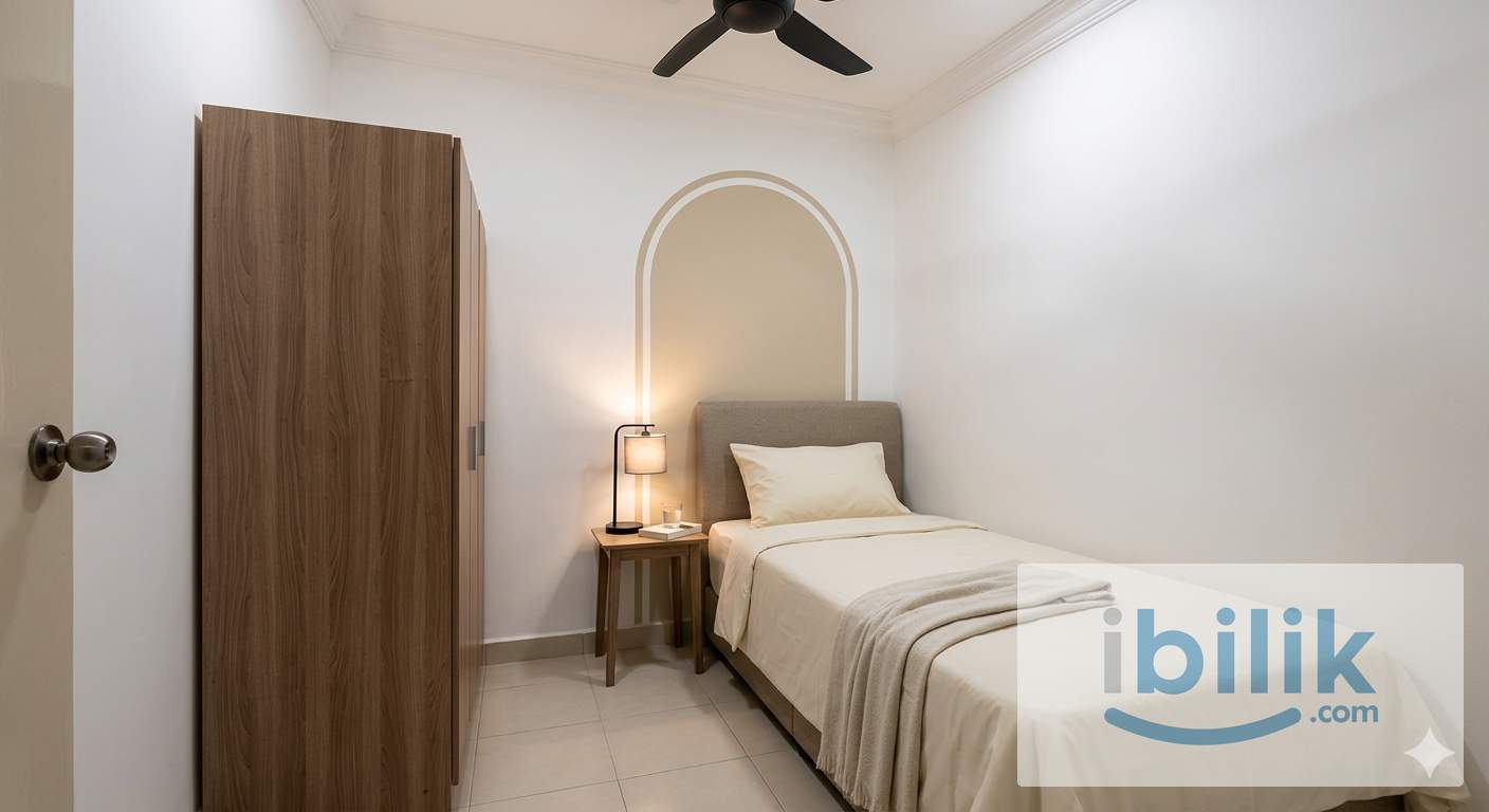 Cozy Fully Furnished Room single Room for Rent @ Cemara Apartment, Cheras - Image 3