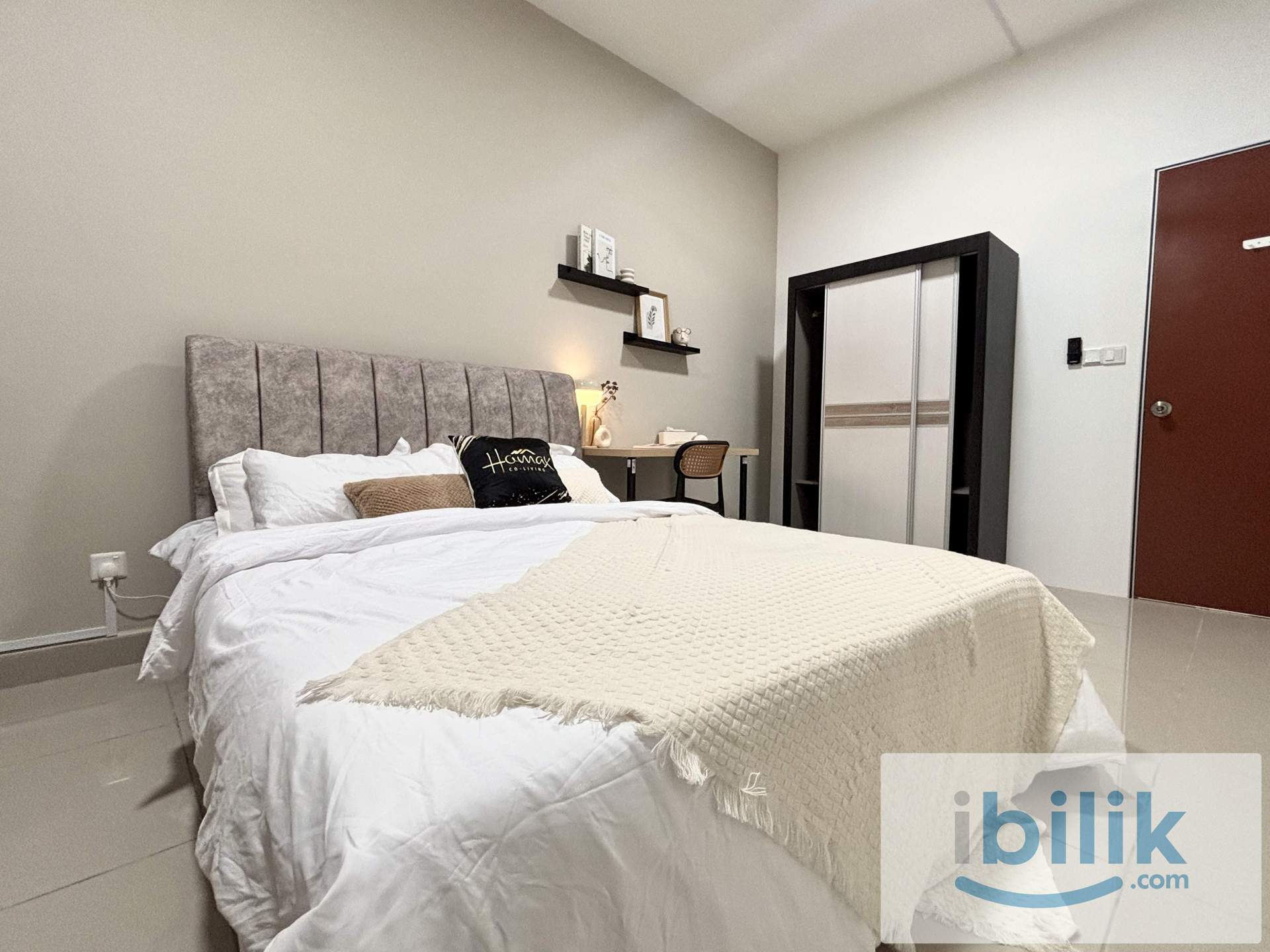 5MINS DRIVE TO PAVILLION BUKIT JALIL 🚝 PREMIUM QUEEN ROOM FOR RM850 ONLY MIX GENDER UNIT ✨ NEAR STADIUM BUKIT JALIL🛏️ - Image 3
