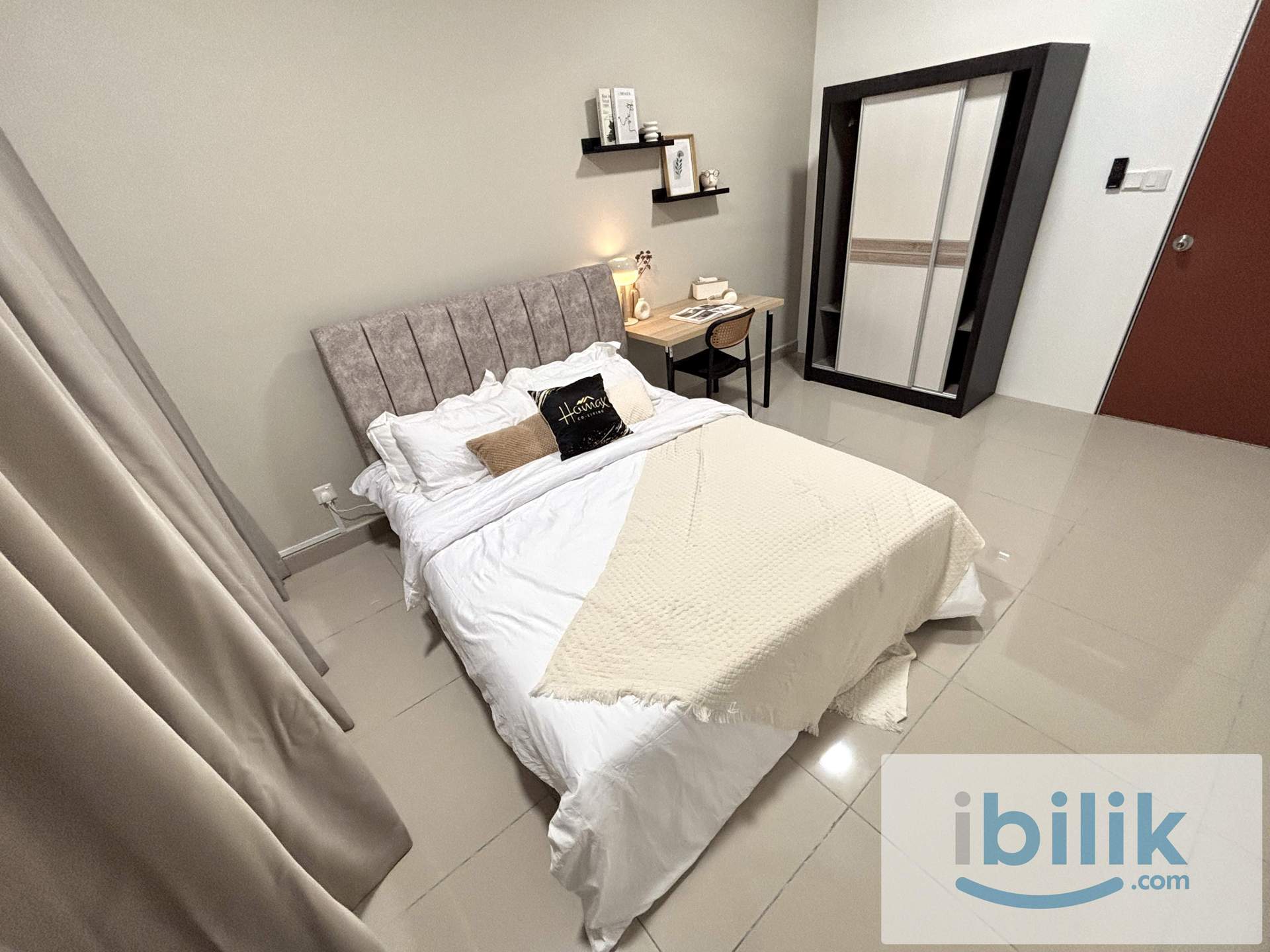 5MINS DRIVE TO PAVILLION BUKIT JALIL 🚝 PREMIUM QUEEN ROOM FOR RM850 ONLY MIX GENDER UNIT ✨ NEAR STADIUM BUKIT JALIL🛏️ - Image 2