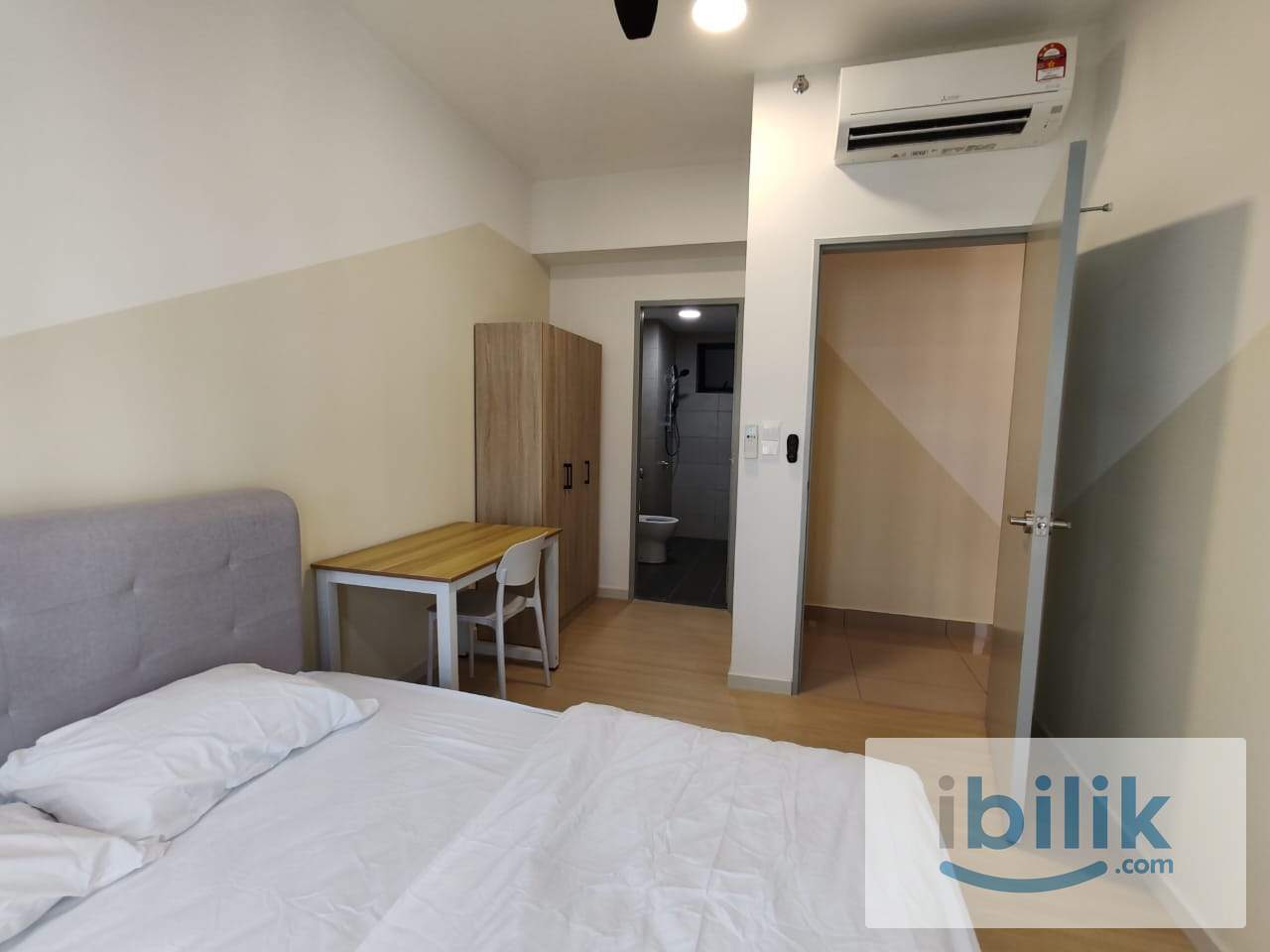 Master Room @ M LUNA / M-LUNA Residence, Kepong, Kiara Bay, Metropolitan Park, MRT Sri Delima, Aeon Kepong Utama - Image 3